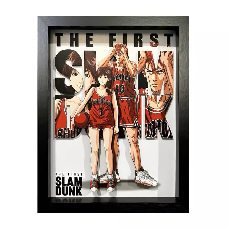 スラムダンク　SLAM DUNK　立体 3D  絵画　桜木花道 Amazon.co.jp: スラムダンク 3D 立体絵 桜木花道 & 流川楓